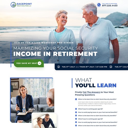 Website for Sagepoint Wealth Solutions, LLC