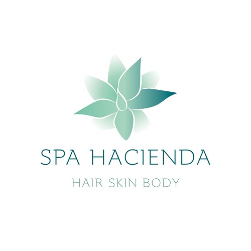 Create a logo for a a Texan spa & salon called Spa Hacienda