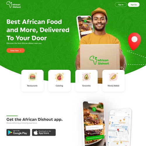 African Food Delivery Application