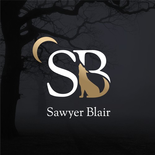 Logo for a fantasy author