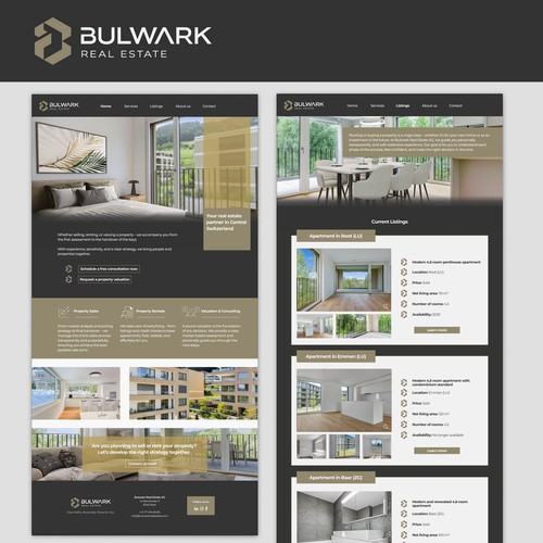 Web page design