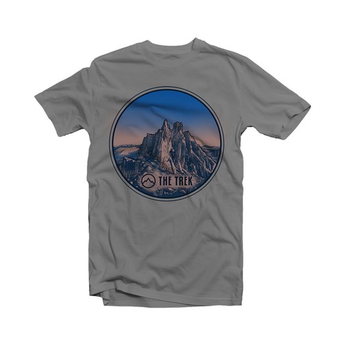 The Trek ( Popular outdoor website needs stylish t-shirt design )