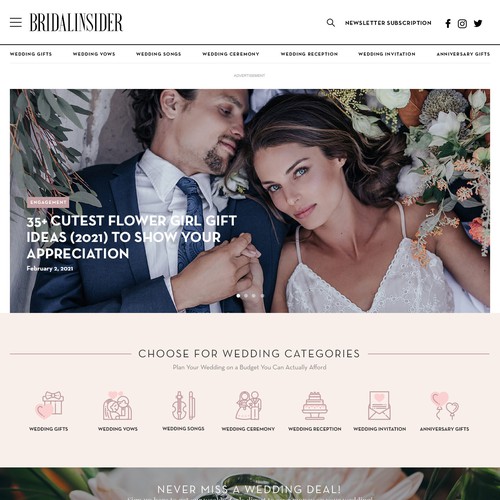 WordPress Theme for Wedding, Gift