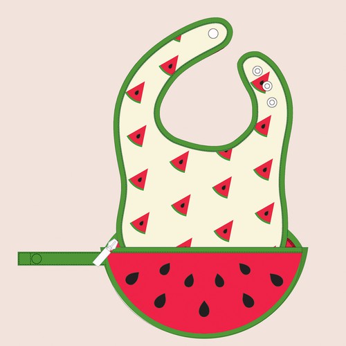 Bib design for Baby products website