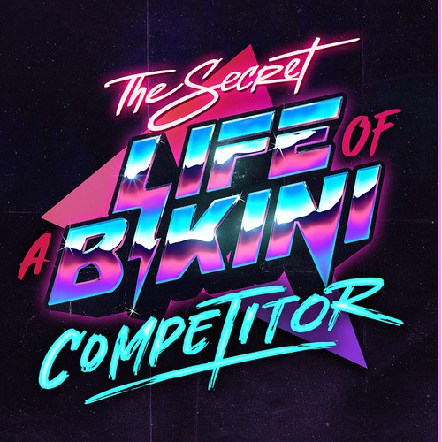 Retro 80's typography