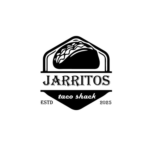 Jarritos taco shack logo design
