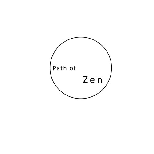 Logo for Path of Zen, a retail business in personal growth and spiritual related products.