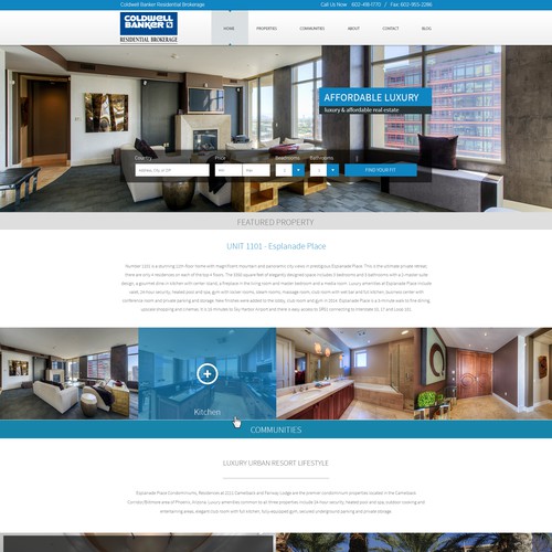 Web page for Coldwel