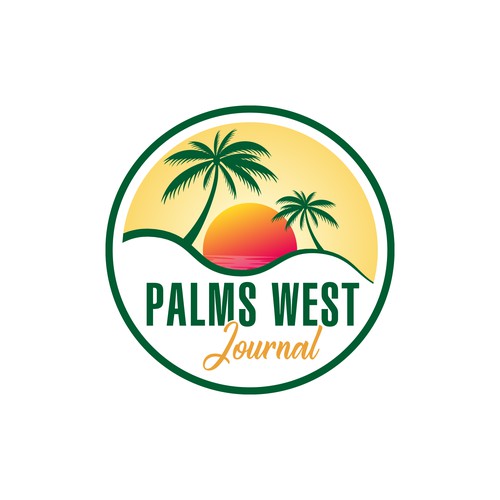 Palms West Journal Logo Design