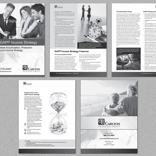 Design the best booklet in the financial services market!