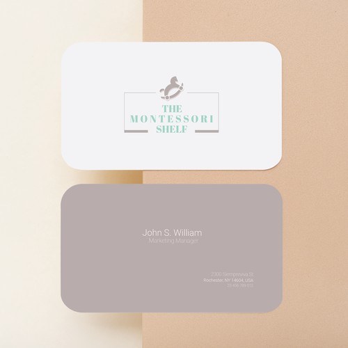 Playful Pastel Logo and Socials for Montessori Toy Brand