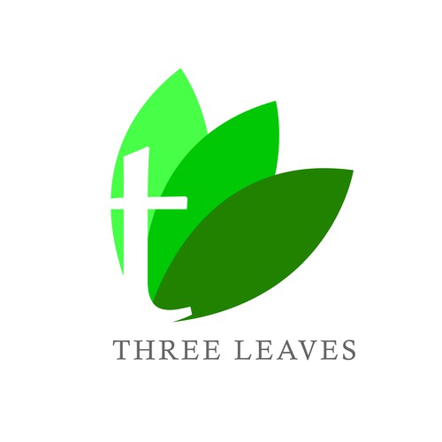 Bold Logo Design for Three Leaves Landscaping