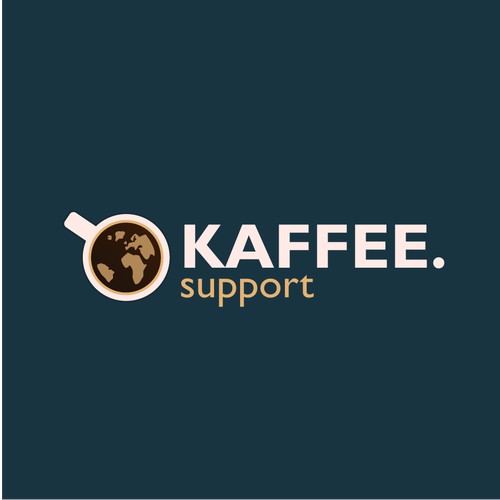 Logo concept for a coffee blog.