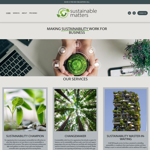 Website - Sustainability Consultants