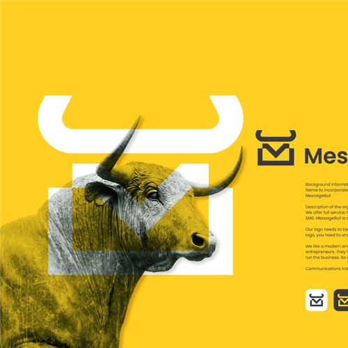 MessageBull Logo Design