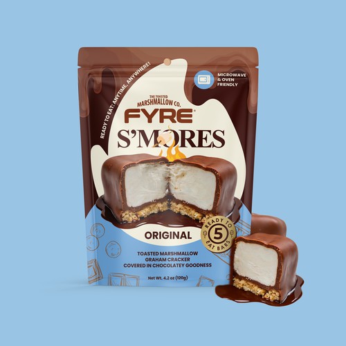 Fyre S’Mores – Snack Packaging Design