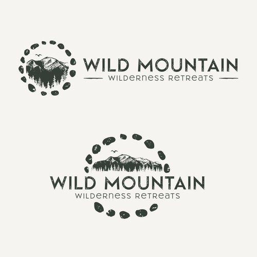 Logo and Website for Wild Mountain Retreats