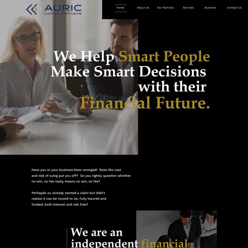 Business/consulting/law-firm, WordPress custom website