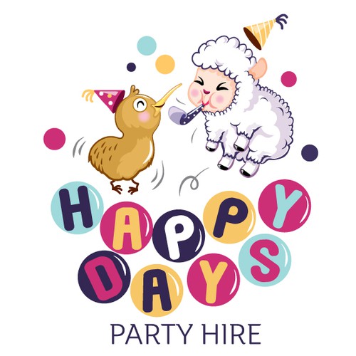 We need a fun but simple and eye-catching logo for our kid's party rental business