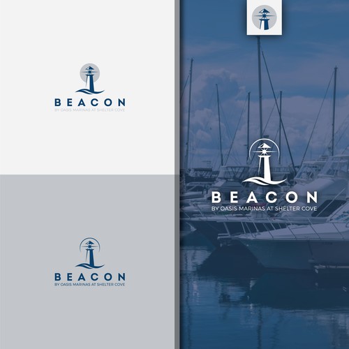 Logo for a Marina Company