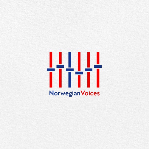 Logo concept for voiceover recording studio in Norway