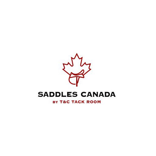 Saddles Canada logo design concept