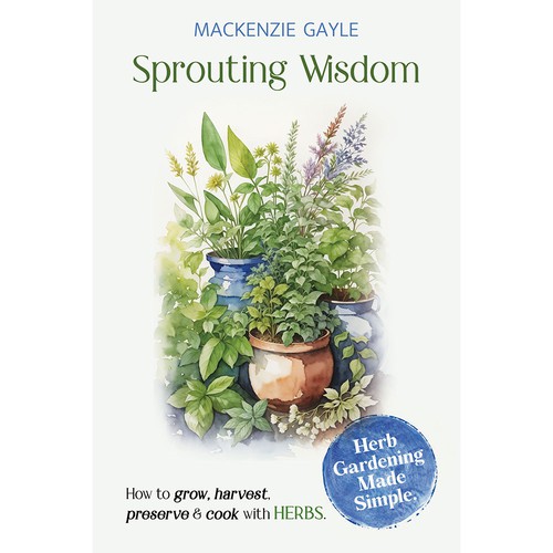 watercolor style book cover