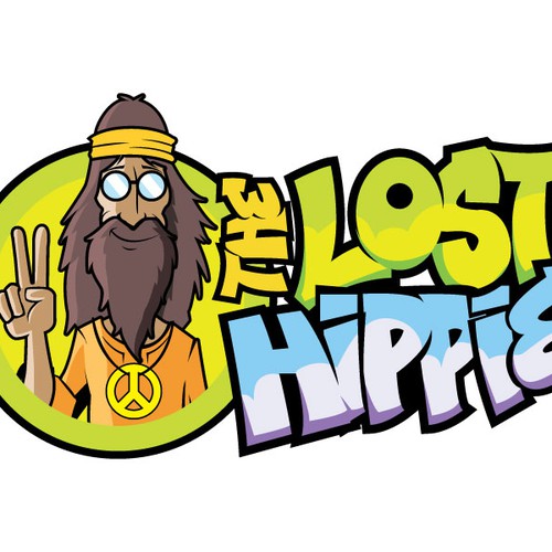Create the next logo for The Lost Hippie
