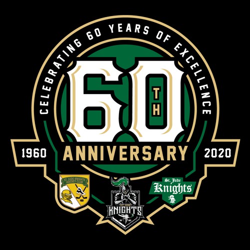 St Jude knights 60th logo