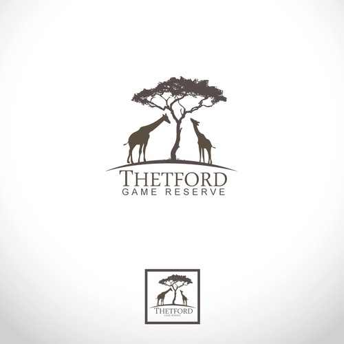 Create a new logo for an upscale game reserve in Africa