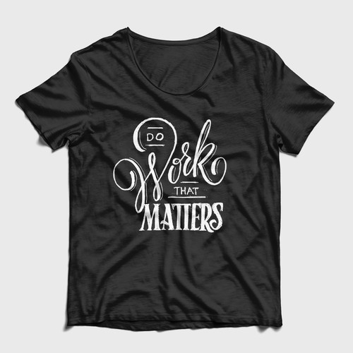 T-Shirt lettering design