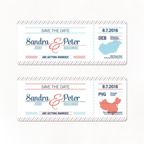 Wedding "save the date"