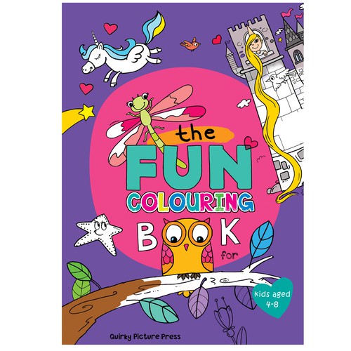 The Fun colouring book
