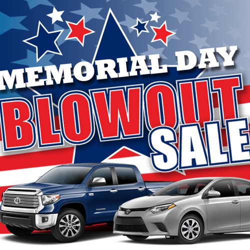 Toyota Dealer Memorial Day website banner 960x540