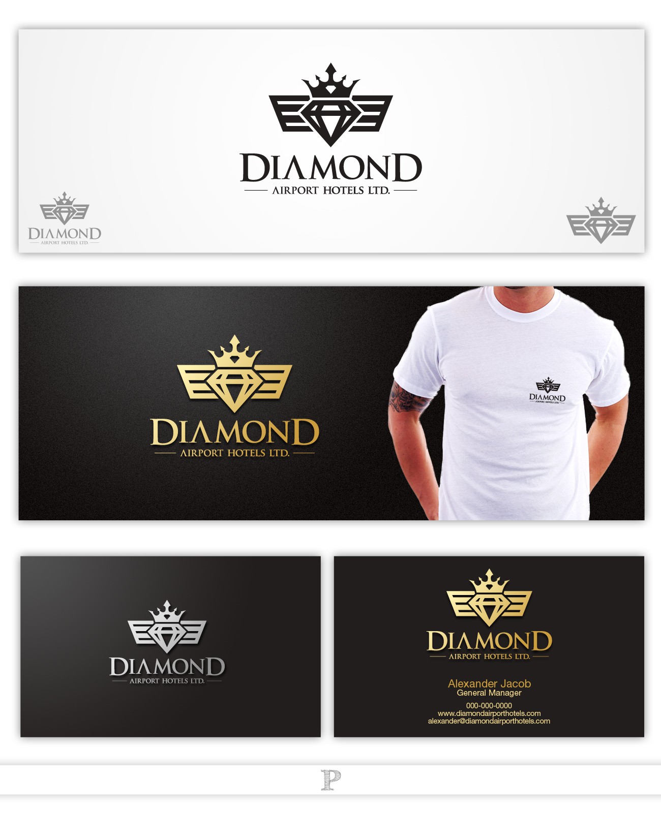 Create the next logo for Diamond Airport Hotels Ltd.