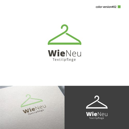 Design logo for the company Wie Neu Textilpflege 
