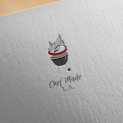 Chef Made L.A. grill restaursant logo