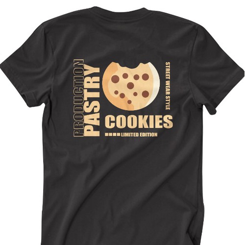 T-shirt design for team employees cookies 