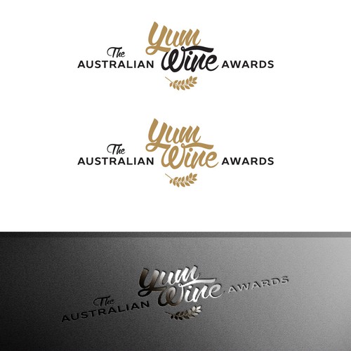 Elegant logo design for Wine Awards