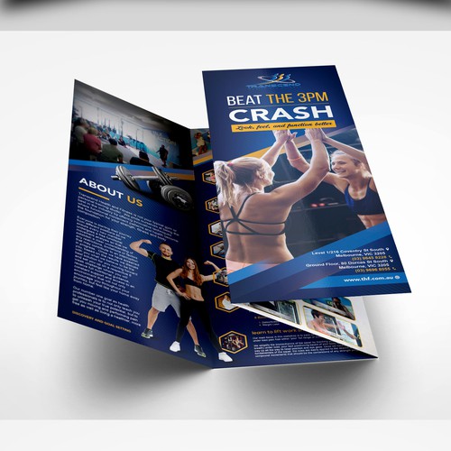 Design a personal training services brochure