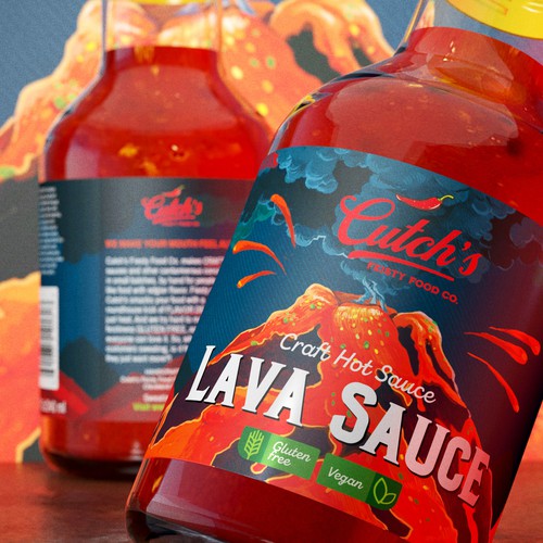 Hot Sauce Label Design