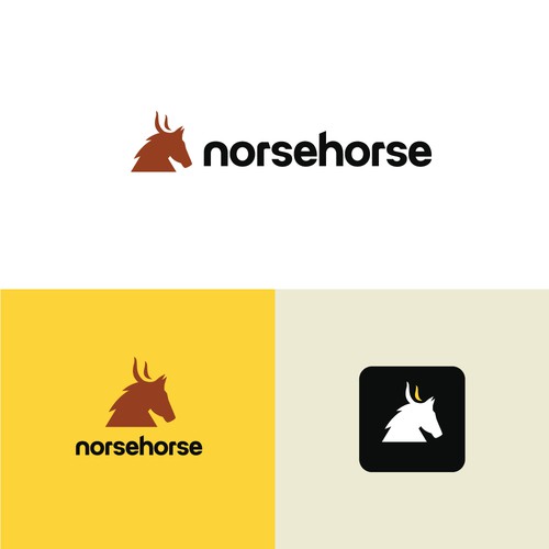Minimal simple Social Media App Logo