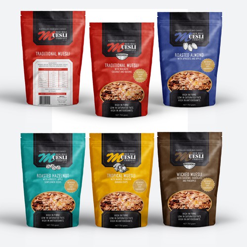 Packaging design for muesli
