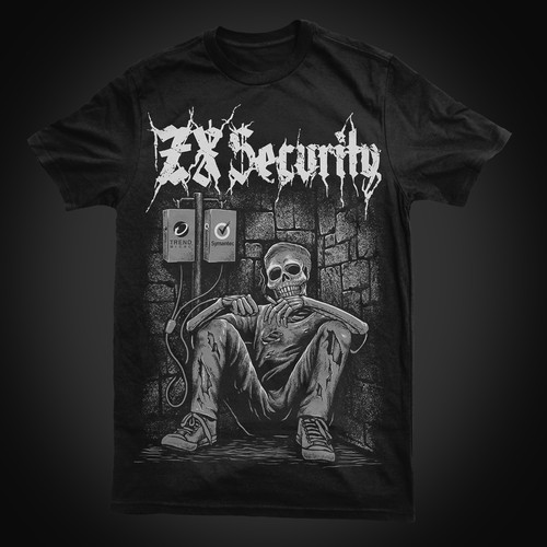 Tshirt design for ZX security
