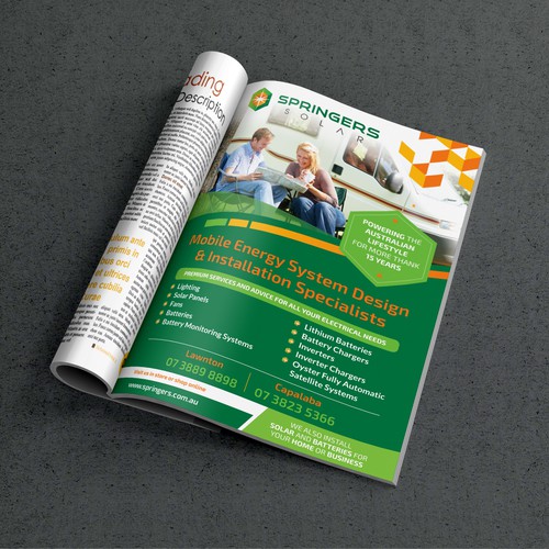 Springers Solar Mag. Ads.