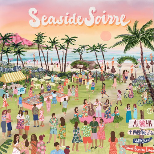 Seaside Soirre illustration