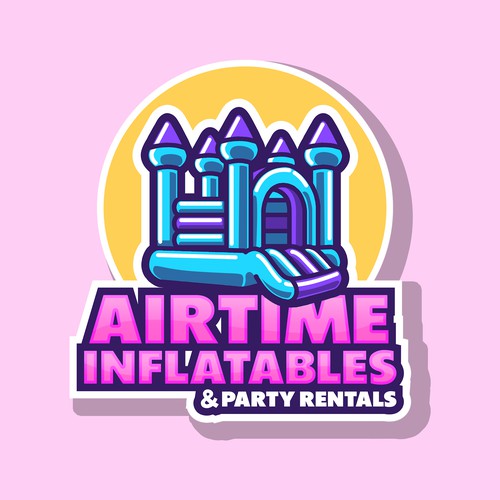 Cute logo for a party rentals