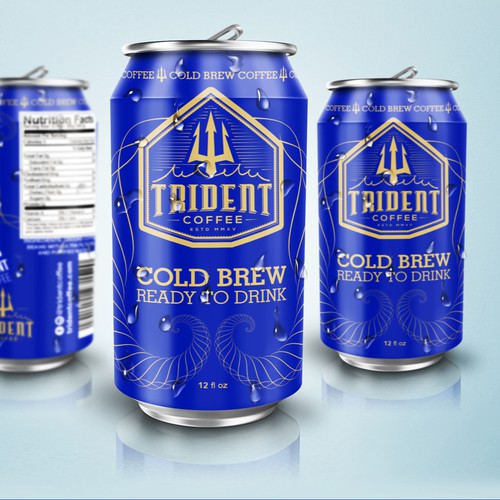 Can design for Trident Coffee