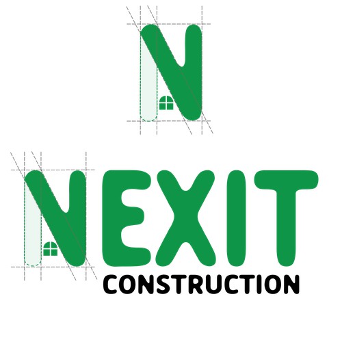 logo design for nexit construction