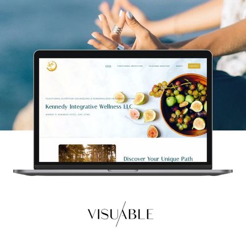 Squarespace Website Design for a wellness coach